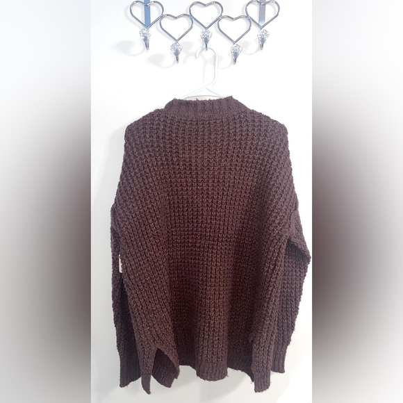 NWT Free People Whistle Thermal Henely Top Brownstone Combo 🐻 - Picture 4 of 6